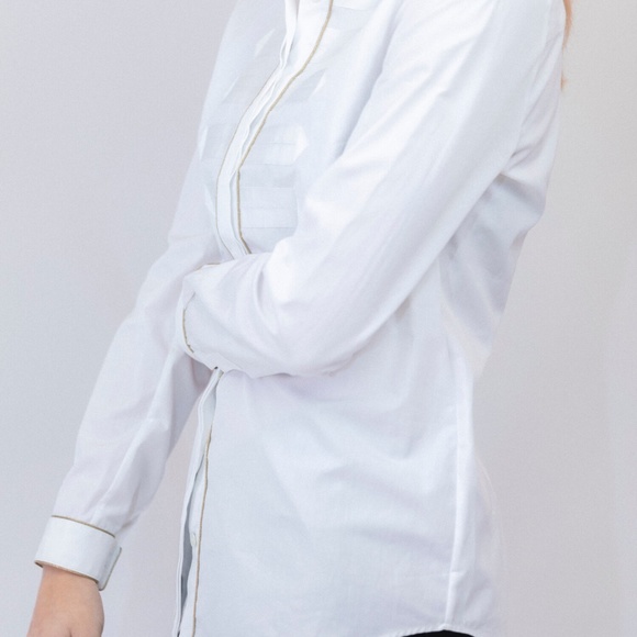 Burberry Slim Fit Long Sleeves Shirt Size S - Picture 6 of 9